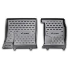 Комплект ковриков салона ELEMENT CARNIS10053 для Nissan Qashqai+2 2 шт. черный