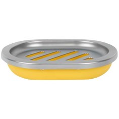 Мыльница Альма пластик цвет светло- жёлтый Аквадекор