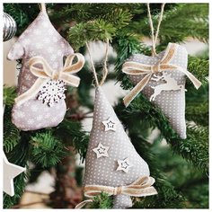 Арт Узор Игрушки на ёлку «Зимнее чудо», набор для шитья, 10.7 ? 16.3 ? 1.5 см