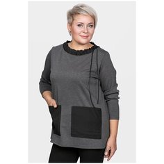 Блузка Svesta C2517GrF, размер 58, темно- серый