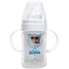Бутылочка для кормления с широким горлышком ULTRA MED +, с ручками, 150 мл BOOL-BOOL BOOL-КК1055
