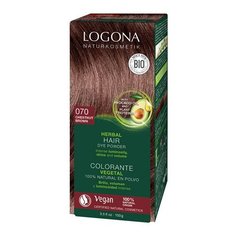 Растительная краска для волос 070 "Каштан коричневый" Logona 100 г