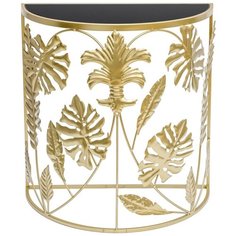 Консоль Листья 58x29x65см, Glasar ГЛАСАР