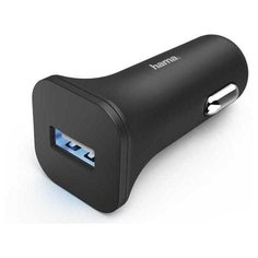 Автомобильное зарядное устройство Hama H-183261 1.2A универсальное (00183261) (черный)