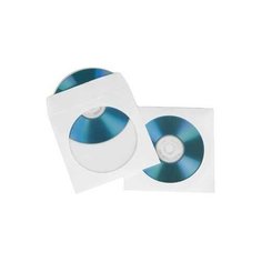 Конверт Hama на 1CD/DVD H-51174 (упак100шт) (белый)