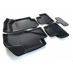Коврики Euromat 3D EVA с бортиками для Lada Granta 2011 Lada Kalina 2013-2018