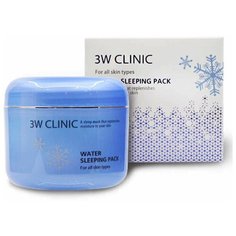 Маска для лица 3W CLINIC ночная увлажняющая - Water Sleeping Pack, 100 мл