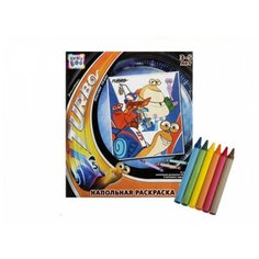 Kribly Boo Напольная раскраска Гоночная команда Турбо