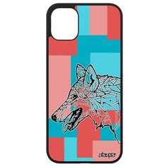Защитный чехол на смартфон // iPhone 11 // "Волк" Хаски Дизайн, Utaupia, цветной