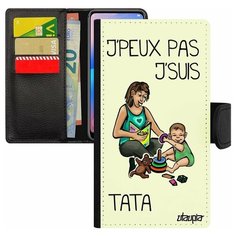 Чехол- книжка на смартфон Apple iPhone 7, "Не могу - стала тетей!" Юмор Семья Utaupia