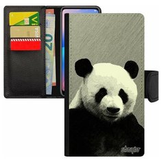 Чехол- книжка на смартфон Apple iPhone 7, "Большая панда" Panda Тибет Utaupia