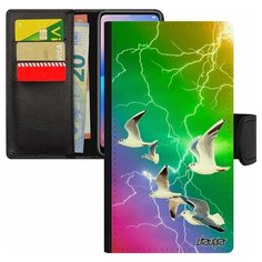 Чехол книжка на смартфон Apple iPhone 7, "Чайки" Альбатрос Ливингстон Utaupia