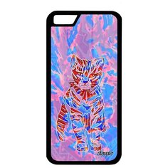 Защитный чехол на смартфон // iPhone 6S // "Кот" Дикий Дизайн, Utaupia, розовый