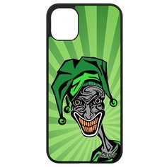 Противоударный чехол на смартфон // Apple iPhone 11 // "Джокер" Таро Дизайн, Utaupia, зеленый