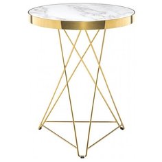 Стол Woodville Milena white/gold