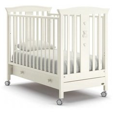 Кроватка Nuovita Fasto (колесо) (качалка) ваниль