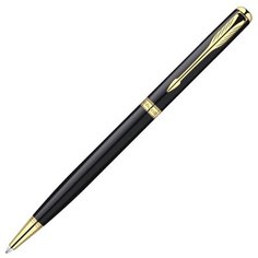 Parker S0808740 Ручка шариковая Sonnet Slim K430, Lacquer Black GT
