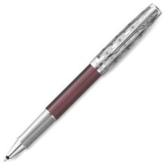 Parker 2119782 Ручка-роллер Sonnet Premium T537, Metal Red CT