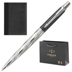 Parker 2025829-00214-091 Подарочный набор: Шариковая ручка Jotter, London Architecture Postmodern и черный недатированный ежедневник Velvet