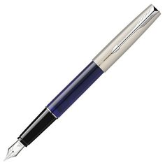 Parker S0682190 Перьевая ручка Паркер Frontier F07, Translucent Blue (Перо F)