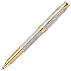 Parker 2102150 Ручка- роллер Sonnet Royal Fougere SE19, Chiselled Silver GT