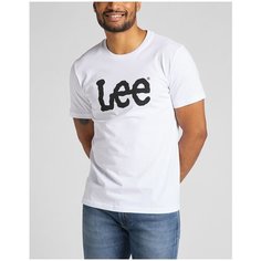 Футболка Lee Wobbly Logo Tee размер XL, white