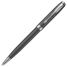 Parker R0808540 Шариковая ручка Sonnet Chiselled K550, Carbon CT