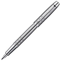 Parker S0908640 Перьевая ручка IM Premium F222, Shiny Chrome (Перо F)