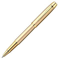 Parker R0811700 Ручка роллер IM Metal T223, Brushed Metal Gold GT