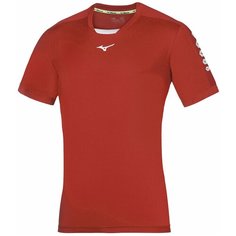Футболка Mizuno Soukyu Shirt размер XXL, 62 красный