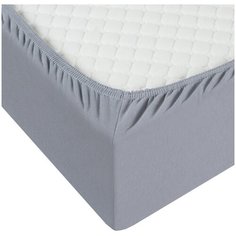 MILANIKA Простыня на резинке Abigail Цвет: Светло-Серый br50553 (140х200)