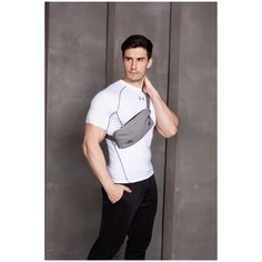 Поясная сумка Umbro Utility Waistbag. Удобная сумка из полиэстера на пояс Umbro регулируемым ремнем, серый, 2л, 27 х 4 х 14 см