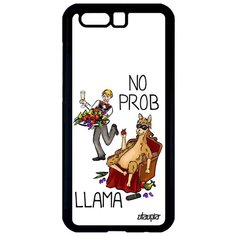 Противоударный чехол на смартфон // Honor 9 // "No prob lama" Super lama Комикс, Utaupia, белый