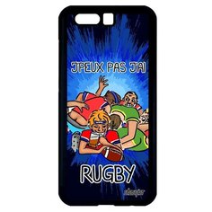 Качественный чехол на смартфон // Honor 9 // "Не могу - у меня регби!" Повод Надпись, Utaupia, синий