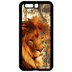 Ударопрочный чехол на смартфон // Honor 9 // "Лев" Хозяин Король, Utaupia, бежевый