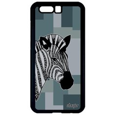 Противоударный чехол на смартфон // Honor 9 // "Зебра" Саванна Zebra, Utaupia, серый