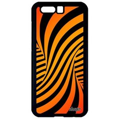 Противоударный чехол на смартфон // Honor 9 // "Иллюзия торнадо" Мираж Воронка, Utaupia, оранжевый