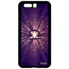 Защитный чехол для мобильного // Honor 9 // "Гороскоп Весы" Дизайн Планета, Utaupia, фиолетовый