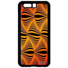 Качественный чехол на смартфон // Honor 9 // "Иллюзия волны" Ромб Стиль, Utaupia, оранжевый