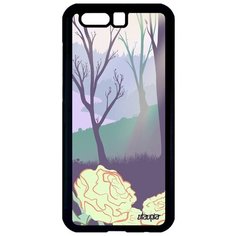 Противоударный чехол на смартфон // Honor 9 // "Лесные розы" Розы Стиль, Utaupia, цветной