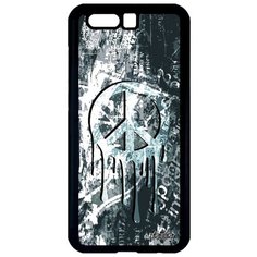 Простой чехол на смартфон // Honor 9 // "Peace and Love" Символ Мандала, Utaupia, серый