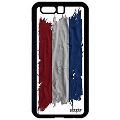 Защитный чехол на смартфон // Honor 9 // "Флаг Голландии на ткани" Патриот Стиль, Utaupia, белый