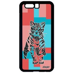 Красивый чехол на смартфон // Honor 9 // "Кот" Cat Дизайн, Utaupia, цветной