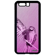 Ударопрочный чехол на смартфон // Honor 9 // "Попугай" Дизайн Ара, Utaupia, розовый