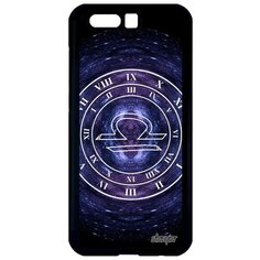 Противоударный чехол для телефона // Honor 9 // "Зодиак Весы" Галактика Знак, Utaupia, синий
