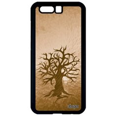 Защитный чехол на смартфон // Honor 9 // "Дерево жизни" Древо Экология, Utaupia, светло- коричневый