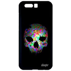Дизайнерский чехол на смартфон // Honor 9 // "Череп" Мертвец Skull, Utaupia, черный
