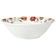 Коралл Салатник Butterfly Flora 14 см белый/красный