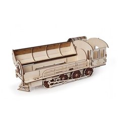Конструктор 3D деревянный "Паровоз подарочный Lemmo