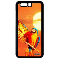 Чехол на смартфон // Honor 9 // "Попугай" Жако Дизайн, Utaupia, оранжевый